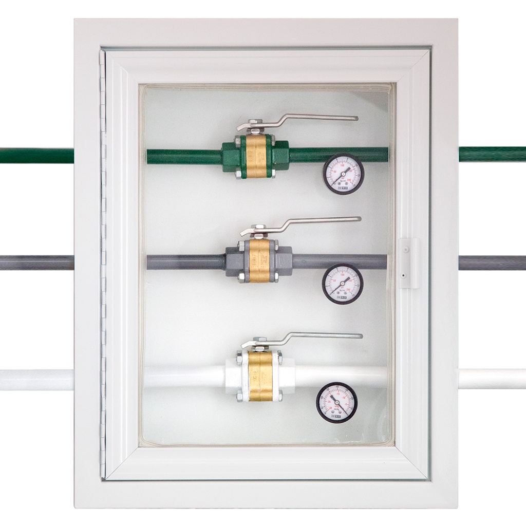Caja de seccionamiento para 3 gases