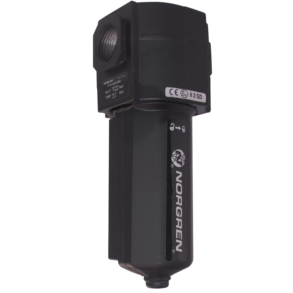 Filtro purificador de carbón activado Norgreen (13mm y 19 mm)