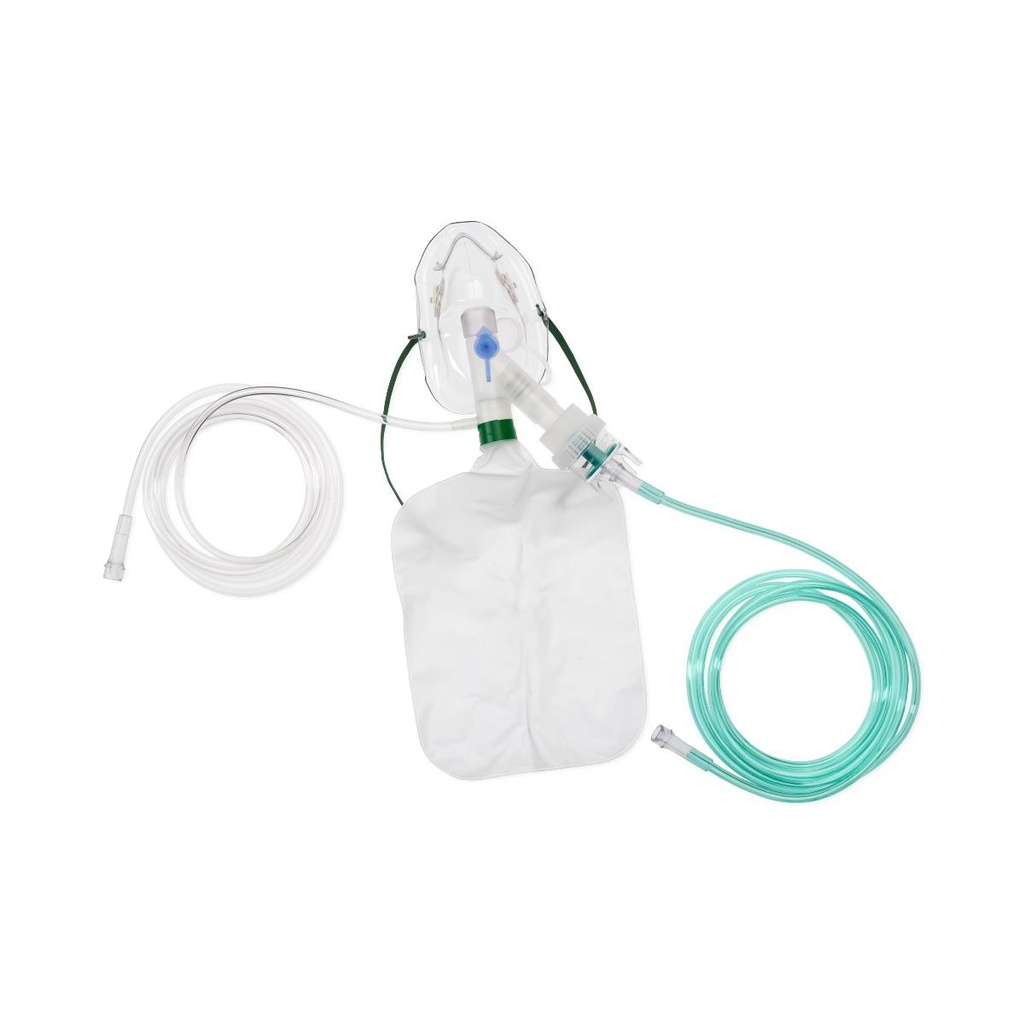 Sistema de nebulizador MDI con mascarilla adulto