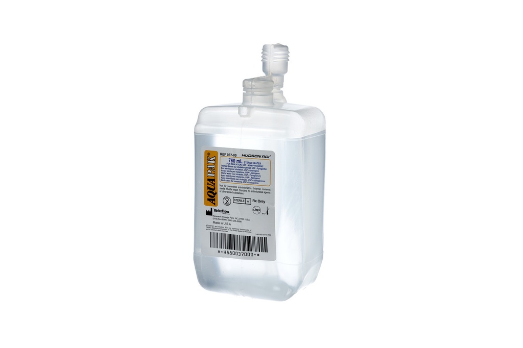 Aquapak 760ml agua esteril con adaptador 028