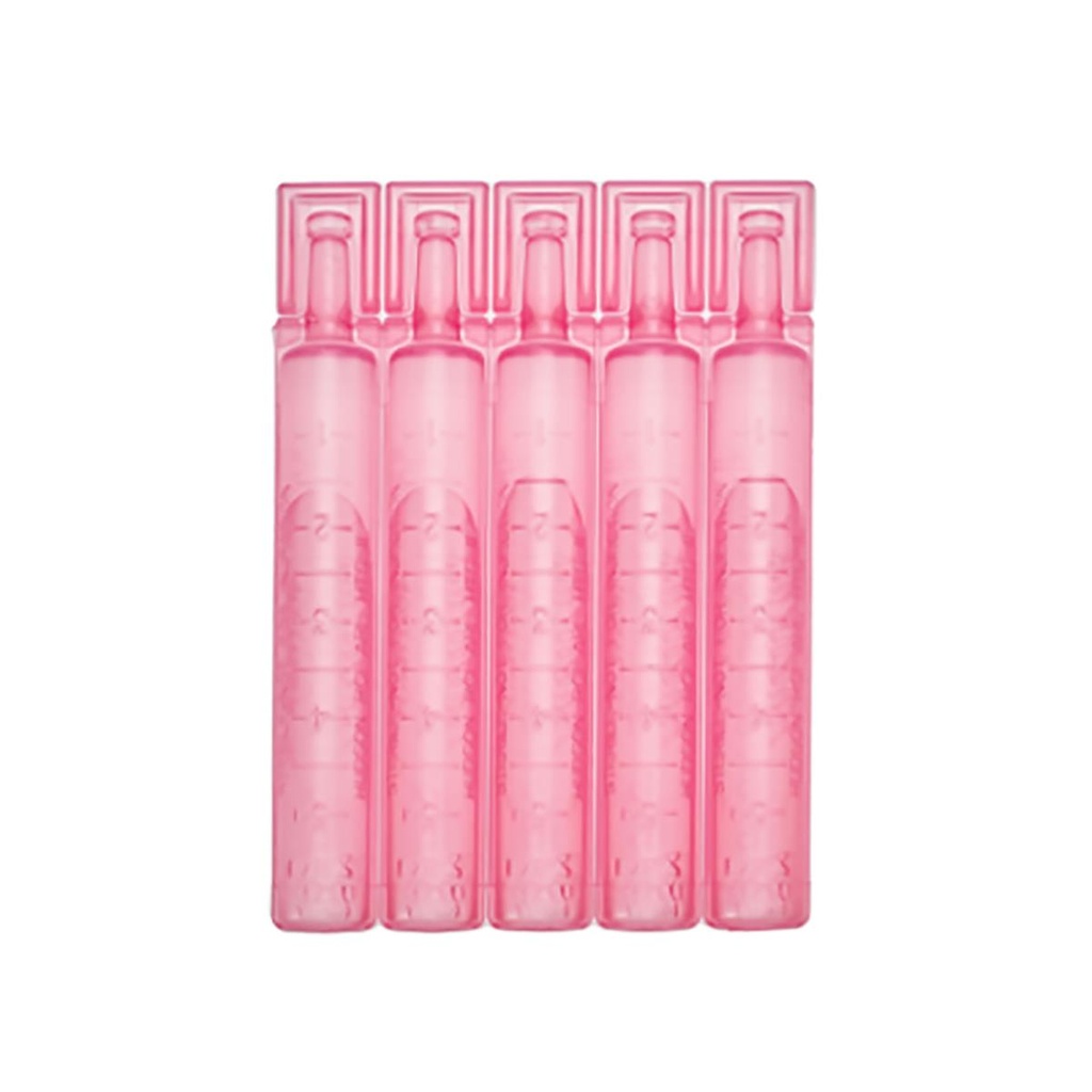 Vial de solución salina 5ml