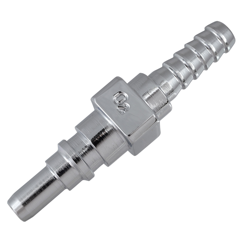 Conector enchufe rápido para “Aramed” Oxigeno para manguera 5/16″ (8mm)